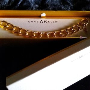 Anne Klein Gold Link Bracelet BNIB